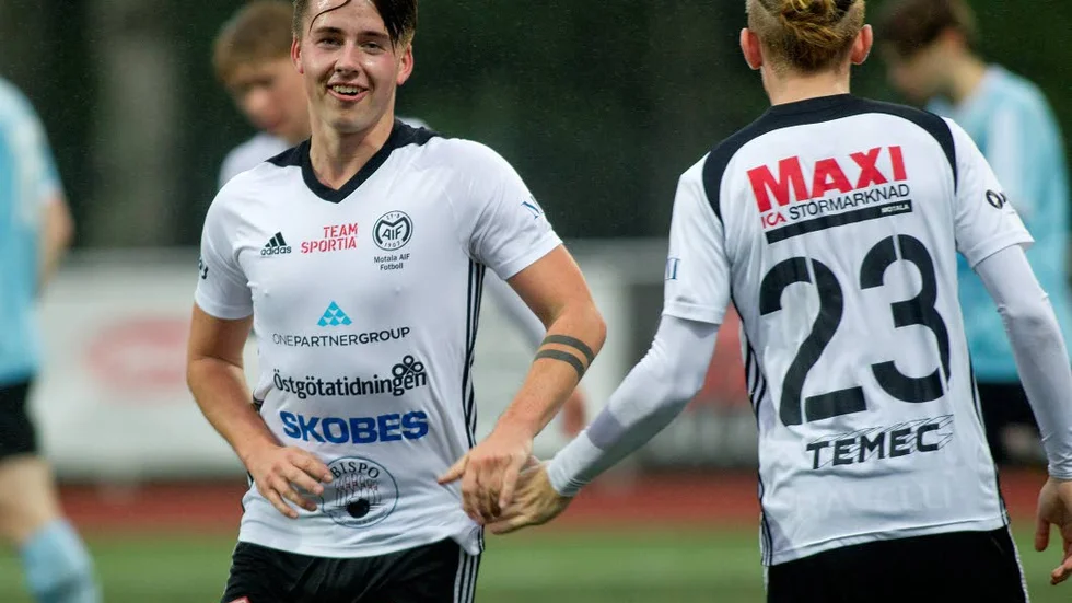 PROVSPEL. Motala AIF:s forward Johannes Ehn har provtränat med Jönköping Södra.