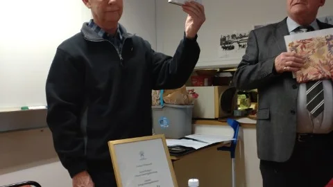 Tommy Pettersson, en uppskattad medlem i Hemse hembygdsförening