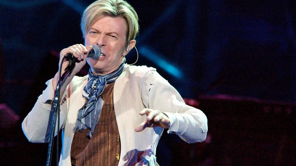 David Bowie i Globen på onsdagskvällen.Bild: LARS SJÖGREN/PRESSENS BILD
