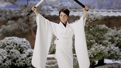 "Hej, mitt vinterland, nu är jag här." Lucy Liu som skarpslipade O-Ren Ishii, eller Cottonmouth som hon också kallas.Bild: COLUMBIA TRISTAR