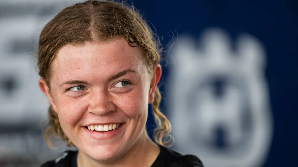 Matilda Huss gjorde succé under EM-premiären i motocross i danska Slagelse.
