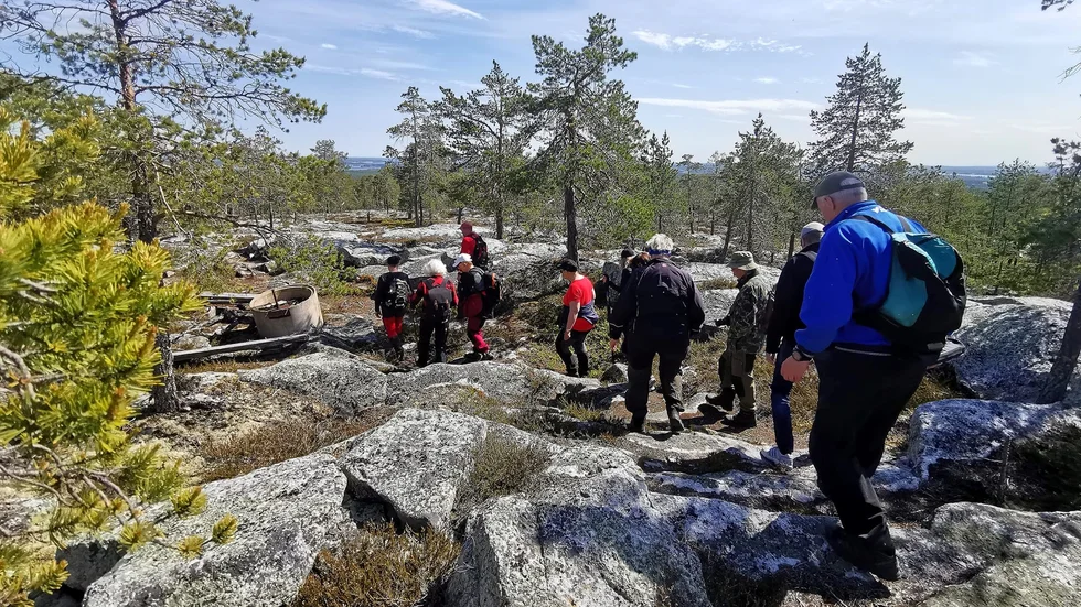 Stor-Råberget är en del av ett stort friluftsområde. En lång sträcka går man på frilagda berghällar. 