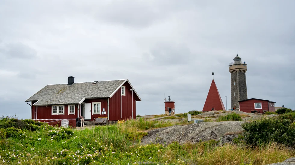 Evert Taubes barndomshem på Vinga. Arkivbild.