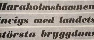 Ur PT:s arkiv: Stora festligheter när hamnen invigdes