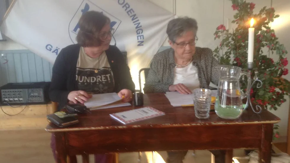 Årsmötet valde Birgitta Larsson till ordörande och Inga-Maj Falk till sekreterare.