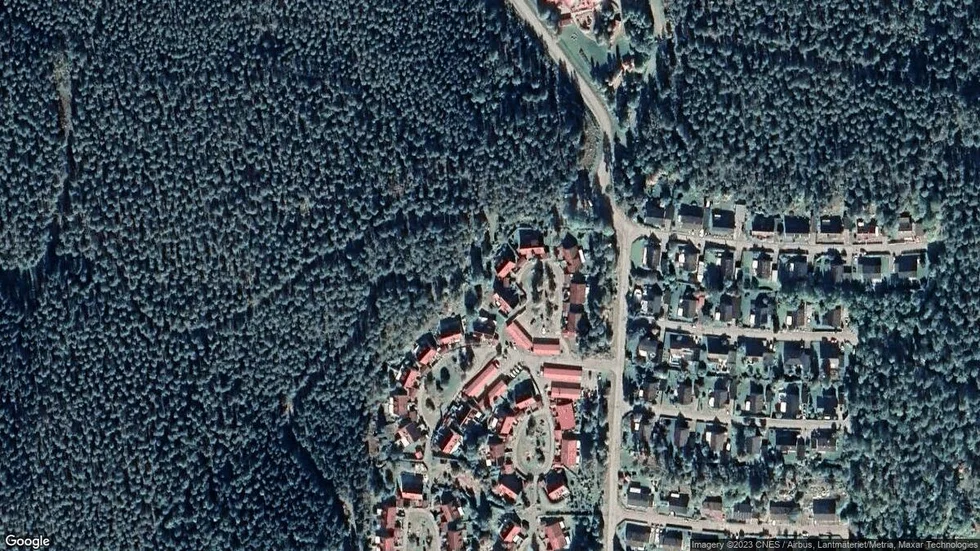 Området kring Rödhakestigen 10