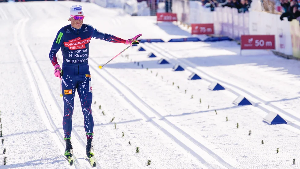 Johannes Høsflot Klæbo har brutit med det norska landslaget och satsar på egen hand. Arkivbild.