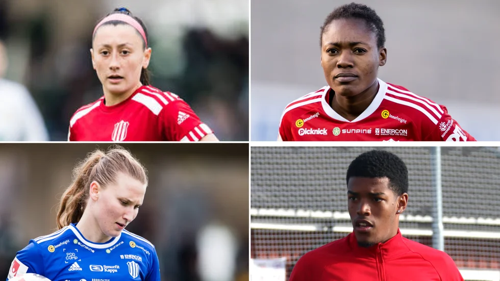 Piteå IF:s lag har fyra spelare den här säsongen som spelar på arbetstillstånd. Katrina Guillou, Anam Imo, Samantha Leshnak Murphy och Dean Solomons.