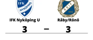 IFK Nyköping U och Råby/Rönö delade på poängen