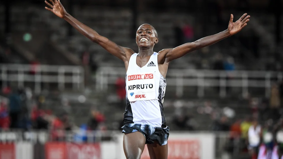 Långdistanslöparen Rhonex Kipruto, Kenya, stängs av misstänkt för dopning. Arkivbild.