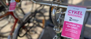 Nu ska cykelvraken bort: "Då lappar vi dem"