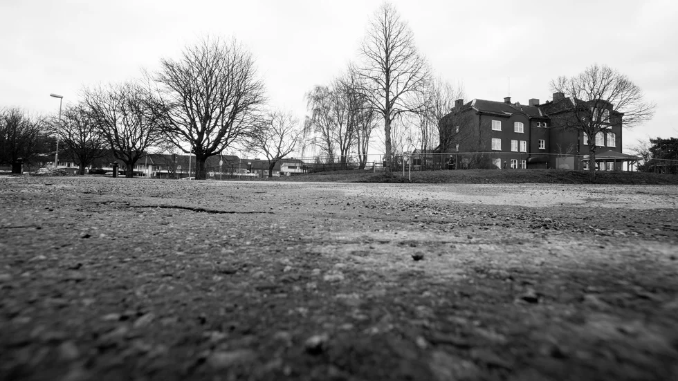 Östra skolan i Katrineholm, där mordet skedde den 14 maj 2017. 