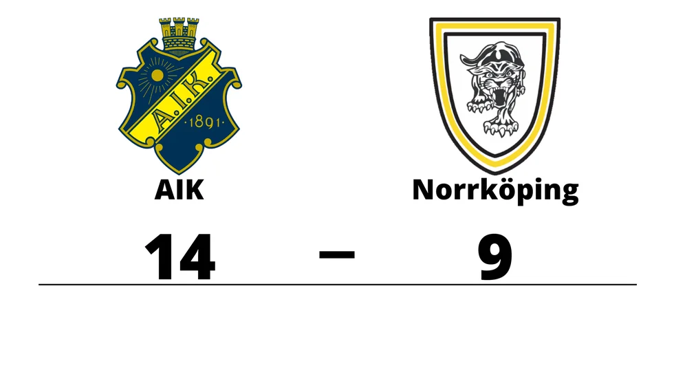 AIK vann mot Norrköping Panthers
