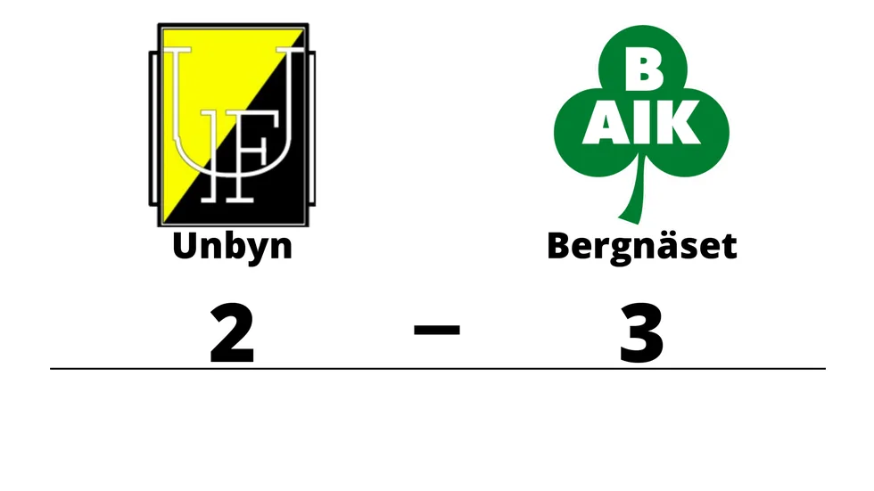 Unbyns IF förlorade mot Bergnäsets AIK 2