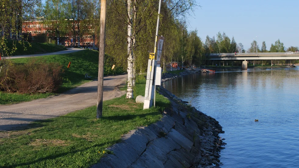 En man i 30-årsåldern togs av polis när han skulle gå i land vid Bryggarbacken under Stadsfesten 2022.