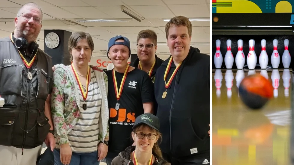 Bowling. Sex medaljörer hade Motala i helgens lyckade para-DM.