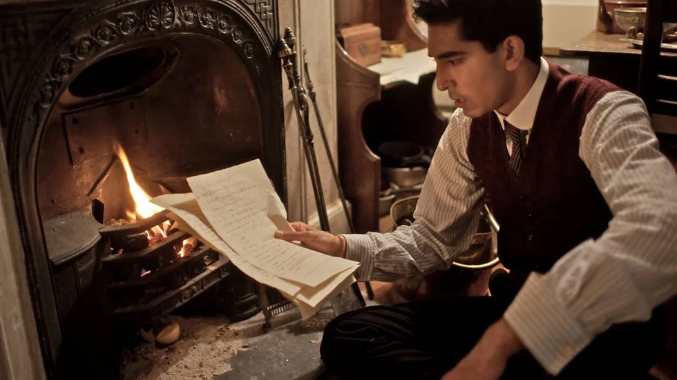 Film. Ramanujan spelad av Dev Patel i filmen ”The man who knew infinity”.