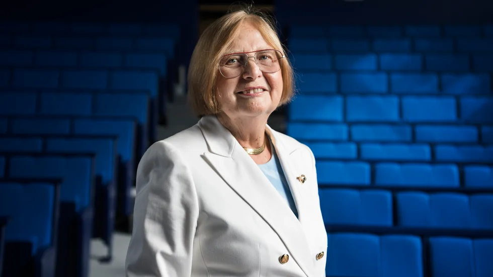 180517 Barbara Bergström, grundare för Engelska skolan, besöker på moderskolan i Gubbängen den 17 maj 2018 i Stockholm.
Foto: Anna Tärnhuvud / BILDBYRÅN / Cop 141