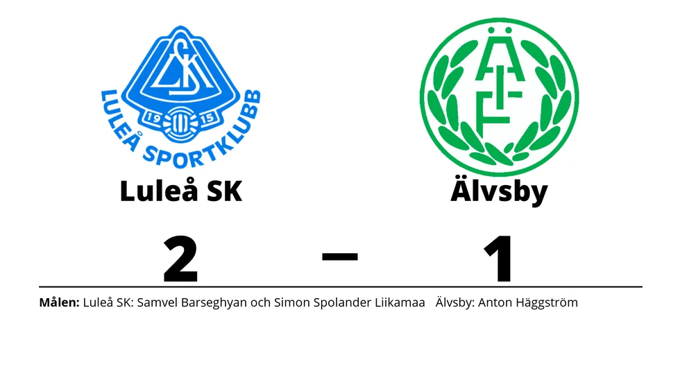 Luleå SK vann mot Älvsby IF