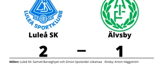 Luleå SK vann på hemmaplan mot Älvsby