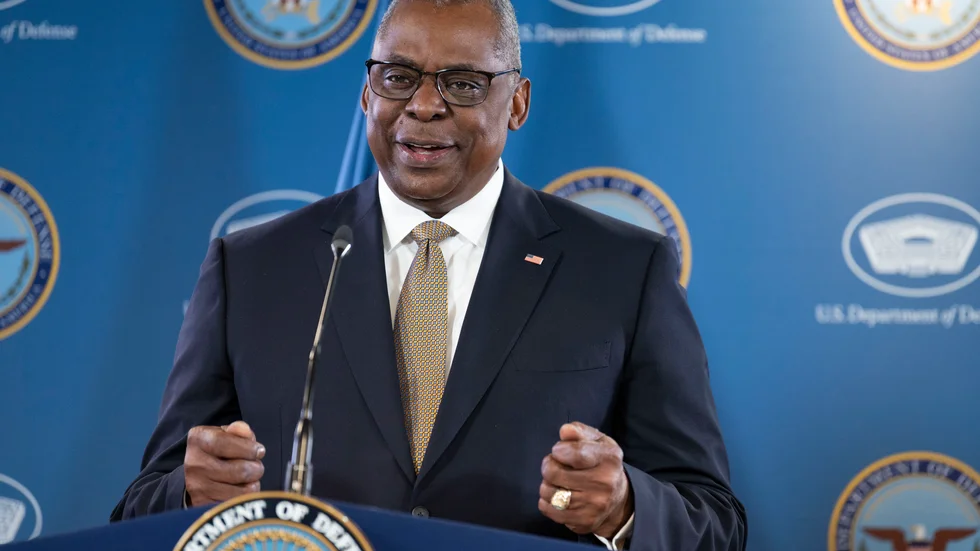 USA:s försvarsminister Lloyd Austin på torsdagen.