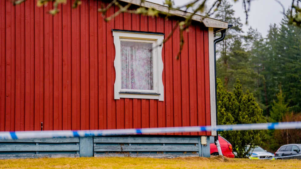 Huset där kvinnan hittades död i mars i år. Arkivbild.