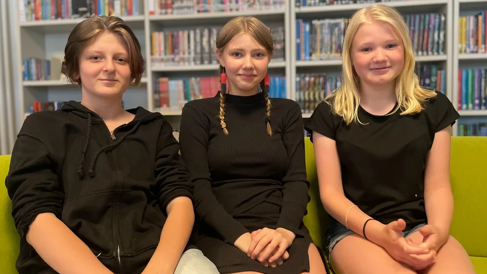 Tilly Arvenius Pettersson, Ella Norrström och Ida Ahlsén har gått skrivarkursen i skräck. 