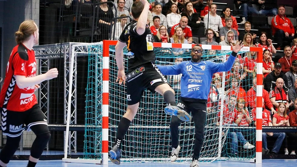 Guifmålvakten Herdeiro Lucau gjorde en stark insats i bortamatchen mot Hammarby i fredag.