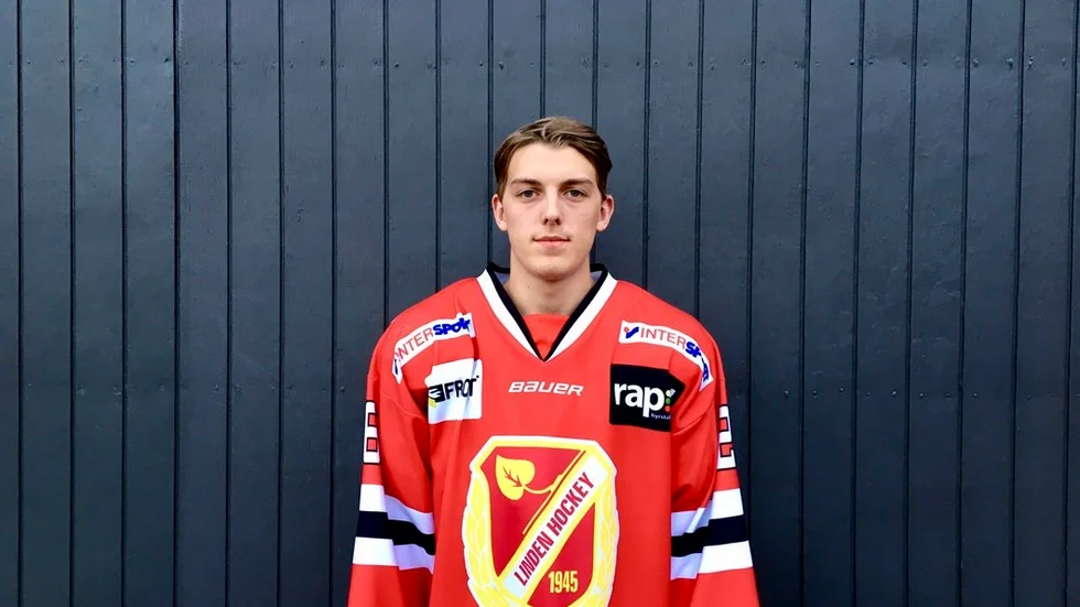 Rasmus Hagström, det tredje nya namnet som har skrivit på för Linden Hockey. Foto: Privat