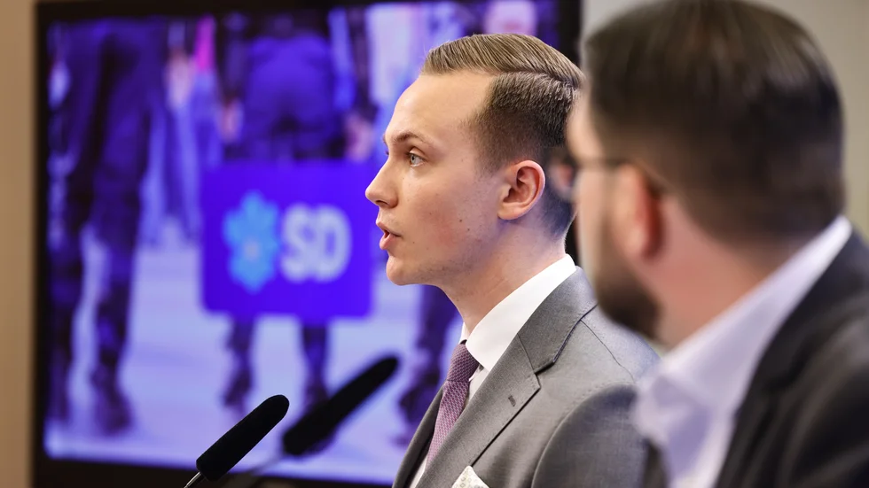 Sverigedemokraternas rättspolitisk talesperson Tobias Andersson har hamnat i blåsväder.