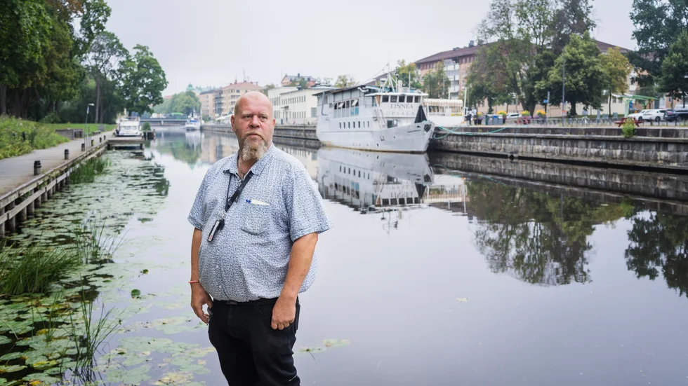 Per-Rickard Rönnberg, enhetschef renhållning på Uppsala kommun.