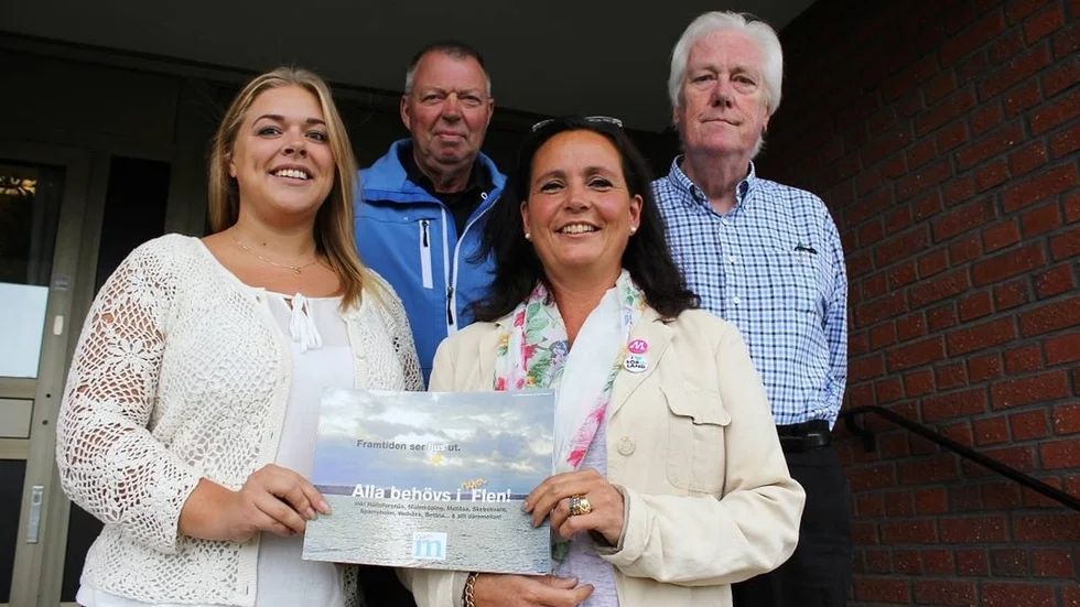 De som har skrivit under motionen är moderaterna Emma Dahlin, Sven-Gunnar Johansson, Katarina Lagerstedt, Thomas Norander samt Lisbeth Brevig och Lotta Finstorp som saknas på denna bild.