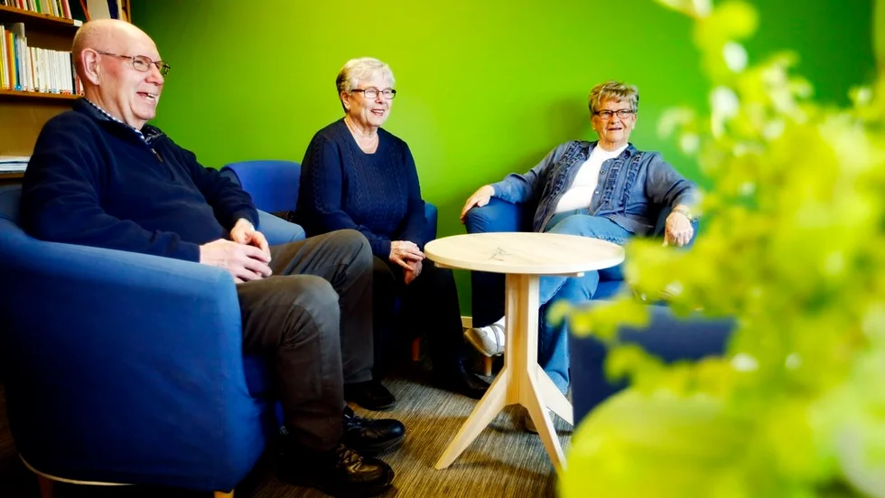 Ivar Johansson, Mona Granlund och Laila Johansson hälsar gärna nya medlemmar välkomna till Kamratföreningen Änkor & Änkemän.