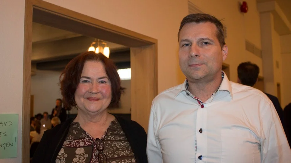Karina Veinhede och Tobias Forngren tog emot pris för årets lantisgrupp respektive årets landsbygdseldsjäl.