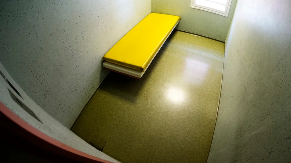 En man avled i polisens arrest efter ett ingripande.