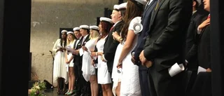 Studentceremoni på Ellwynska skolan