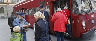 Fullt ös under bussens dag