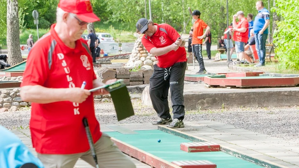 Roberth Hummelgren kom på fjärde plats i mixed-SM ihop med Gunilla Arkäng