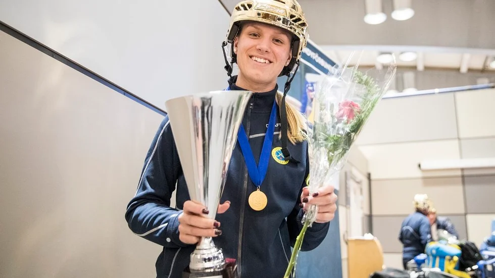 Matilda Plan tycker inte att det är så farligt att bli testad.  FOTO: TOMAS NILSSON