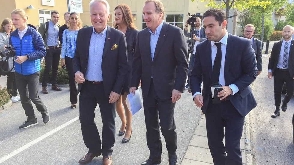 Kommunalrådet Göran Dahlström menar att det är nödvändigt att Stefan Löfven bildar regering med Moderaterna efter valet för att rädda välfärden.