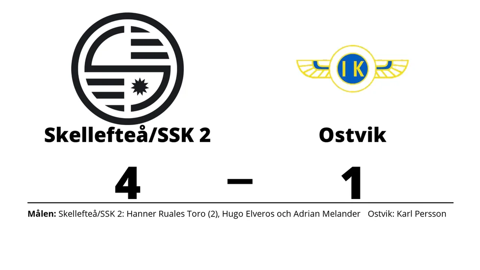 Skellefteå FF/SSK 2 vann mot Ostvik IK/DIF