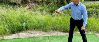 Första discgolfbanan har öppnat: "Många tjuvstartade"