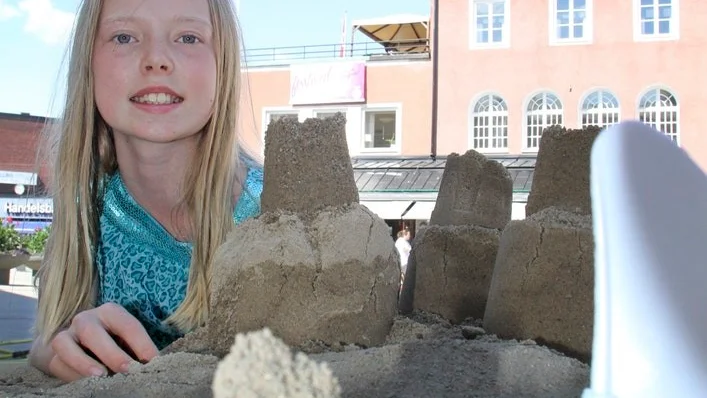 Sandslott mitt i stan? Javisst!