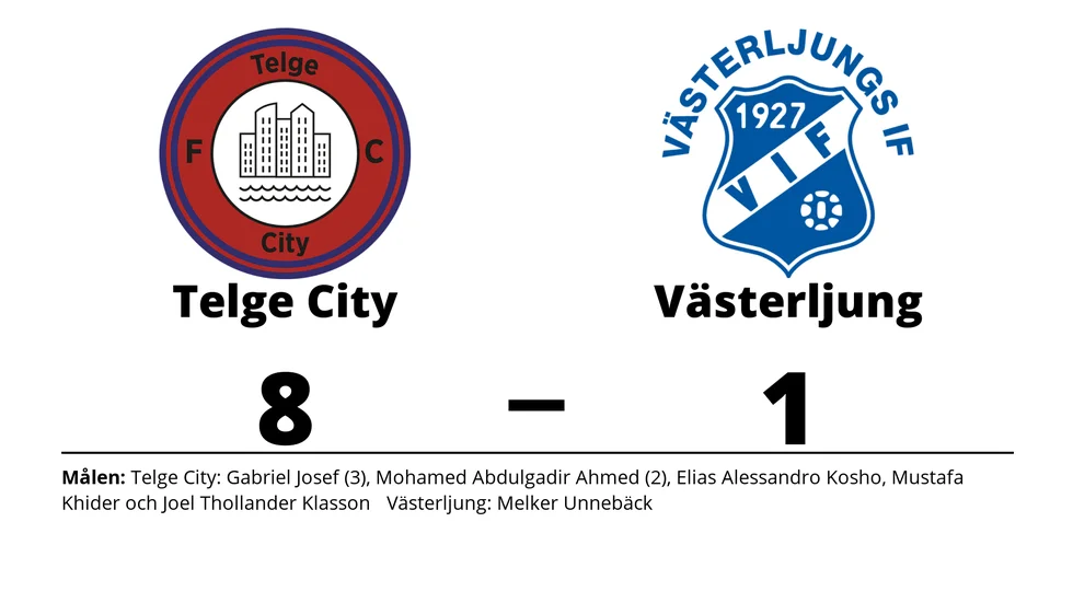 Telge City FC vann mot Västerljungs IF