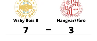 Visby Bois B vann mot Hangvar/Fårö på hemmaplan