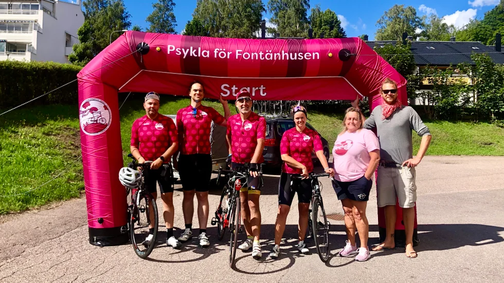 Christoffer Rist, Oliver Wilhelmsson, Richard Lindgren, Hanna Bucks, Lena Galme och Ludde Bratt. 