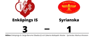 Enköpings IS vann efter Serge Barume Obadias dubbel