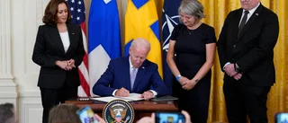 Biden godkänner Sveriges ansökan