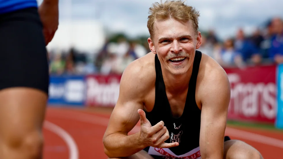 Upsalas Isak Andersson vann under söndagen guld i 400m häck.