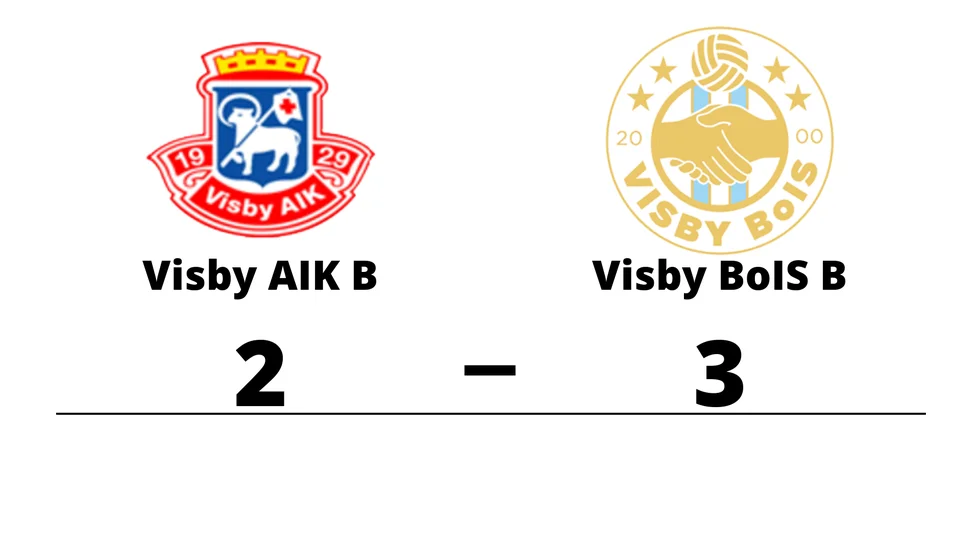 Visby AIK B förlorade mot Visby BoIS B